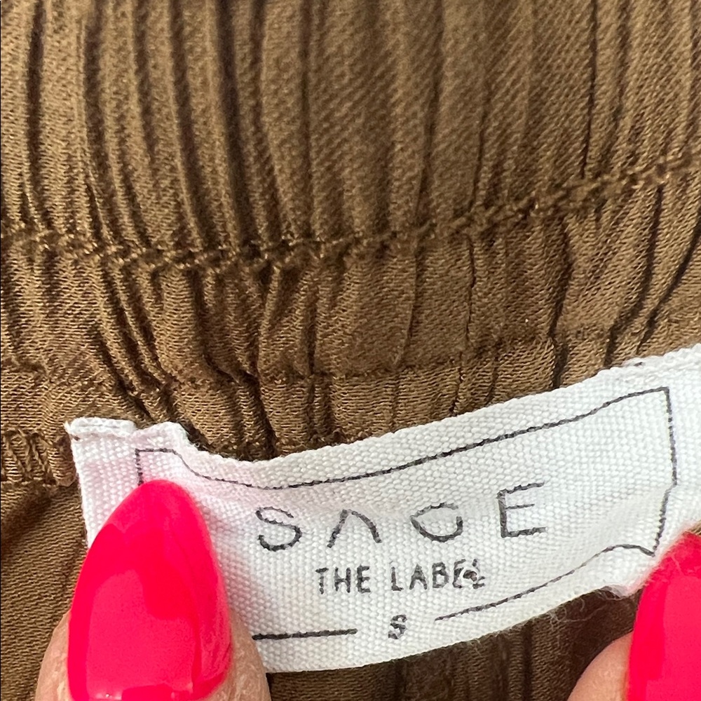 Sage The Label lightweight Wide Leg Pants - Picture 3 of 5